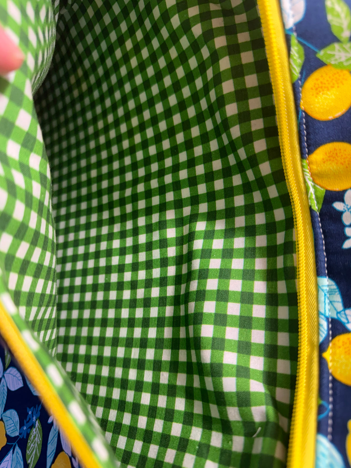 Lemon Garden Project Bag