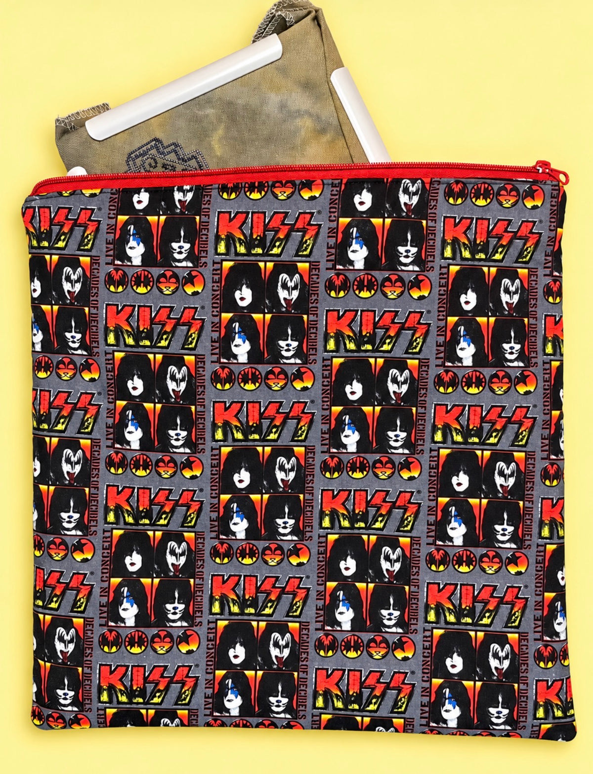 Project Bag for Cross Stitch with Rock Stars
