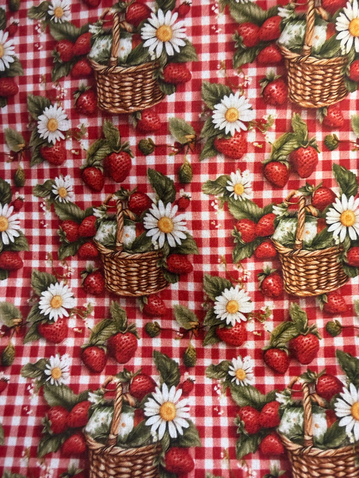 Strawberry Basket Project Bag
