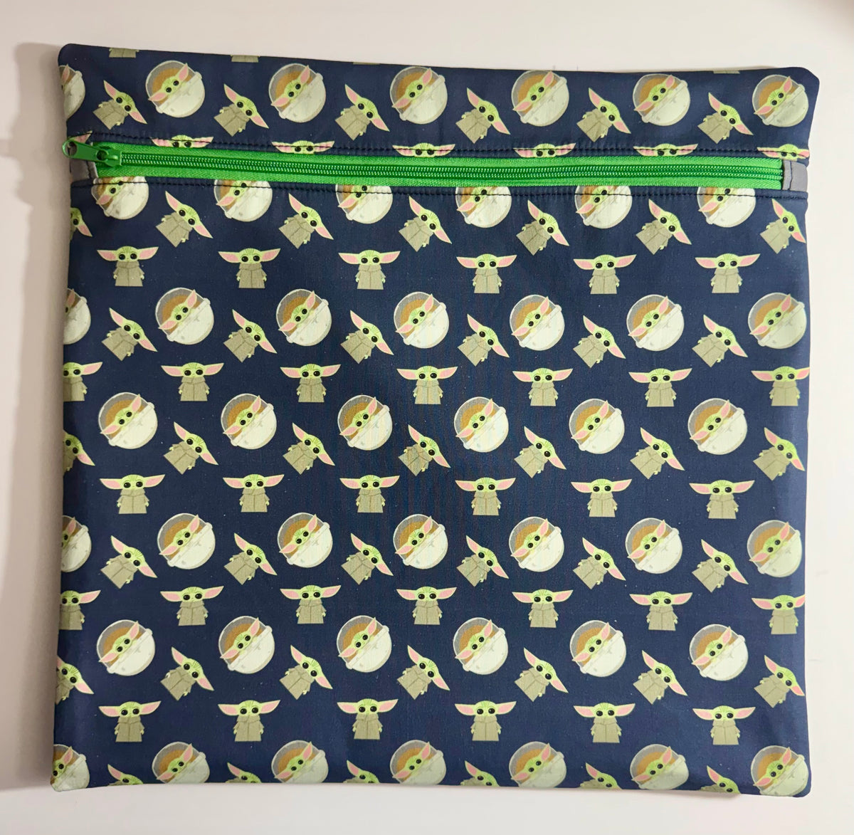 Project Bag for Cross Stitch with baby aliens
