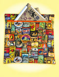 Vintage Coffee & Tea Project Bag