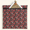Project Bag for Cross Stitch with ravens, roses and moons