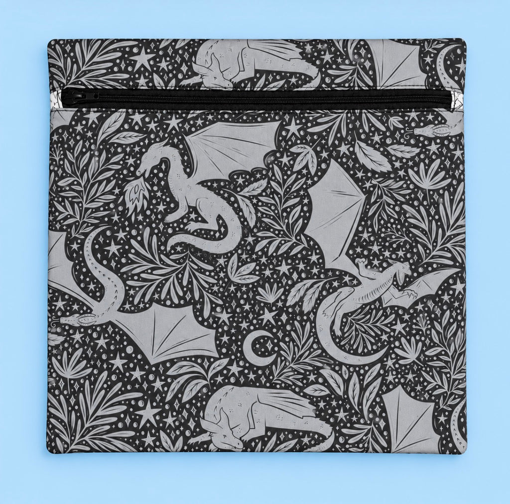 Project Bag for Cross Stitch with Dragons