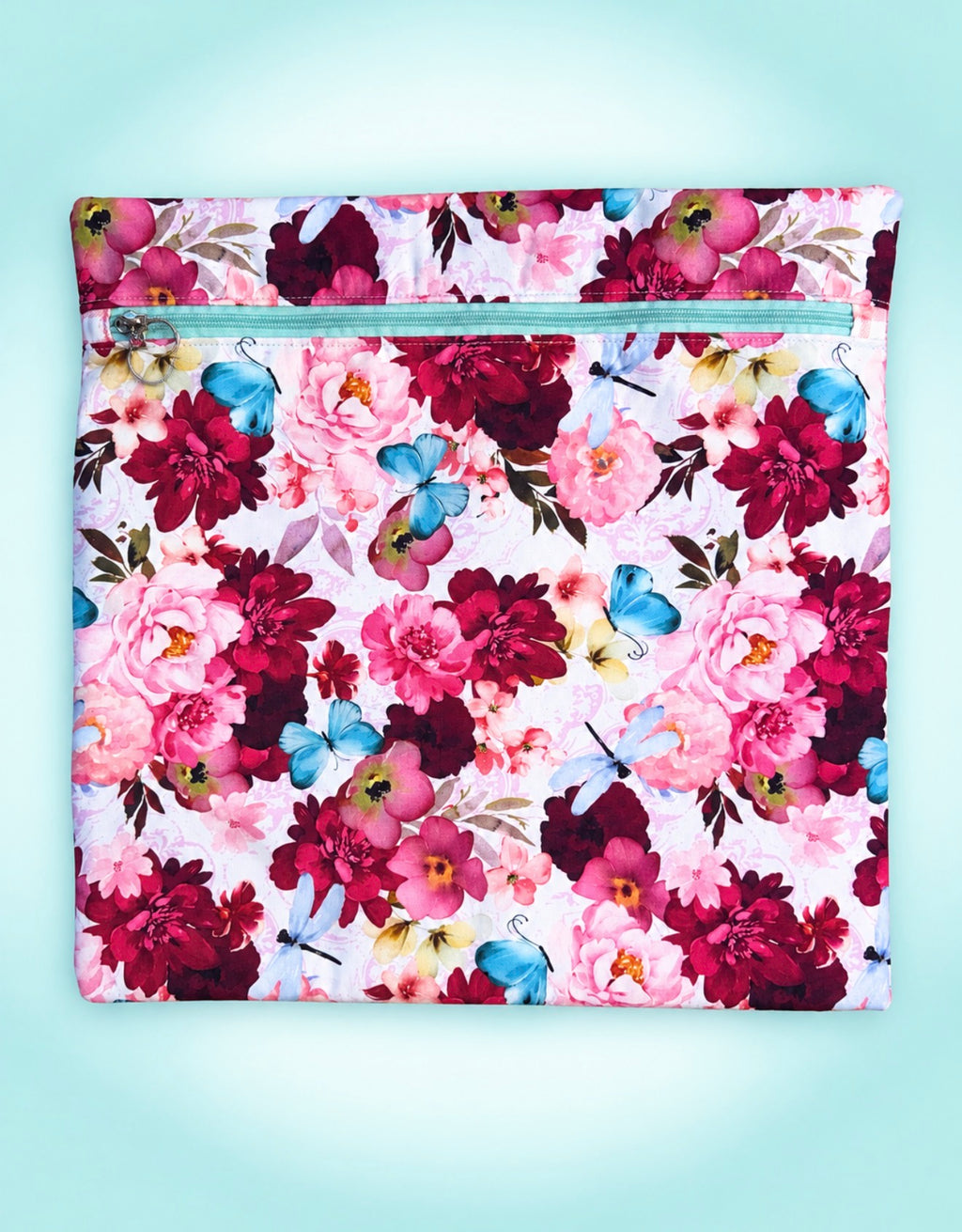 Floral Butterfly Garden Project Bag