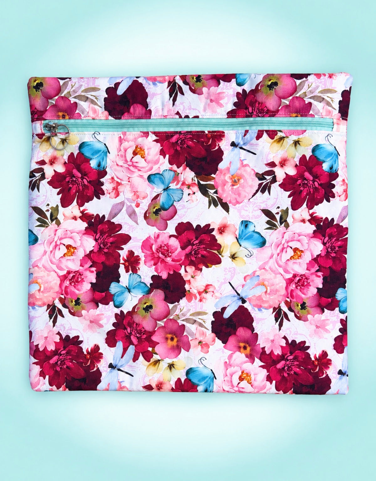 Floral Butterfly Garden Project Bag