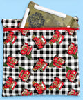 Project Bag for Cross Stitch Christmas w/Red Country Trucks