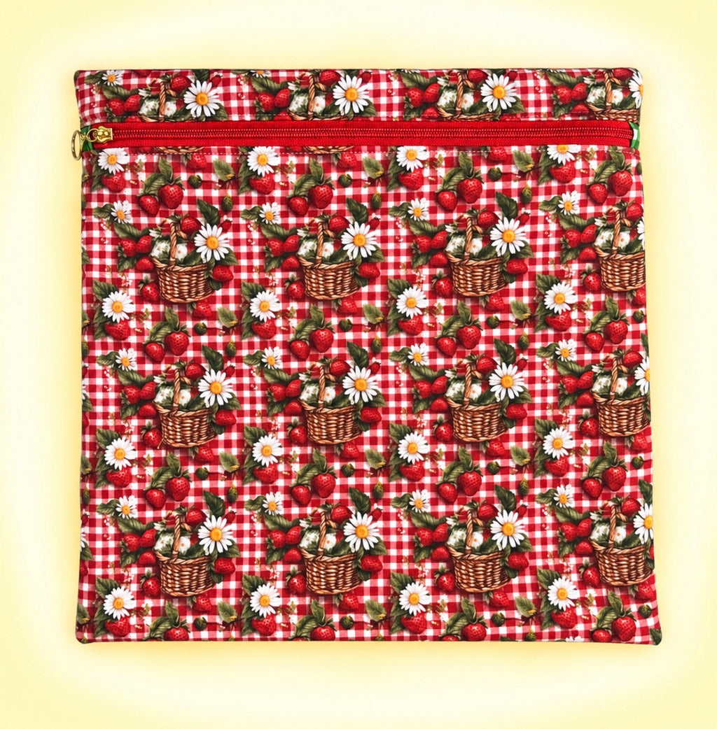 Strawberry Basket Project Bag