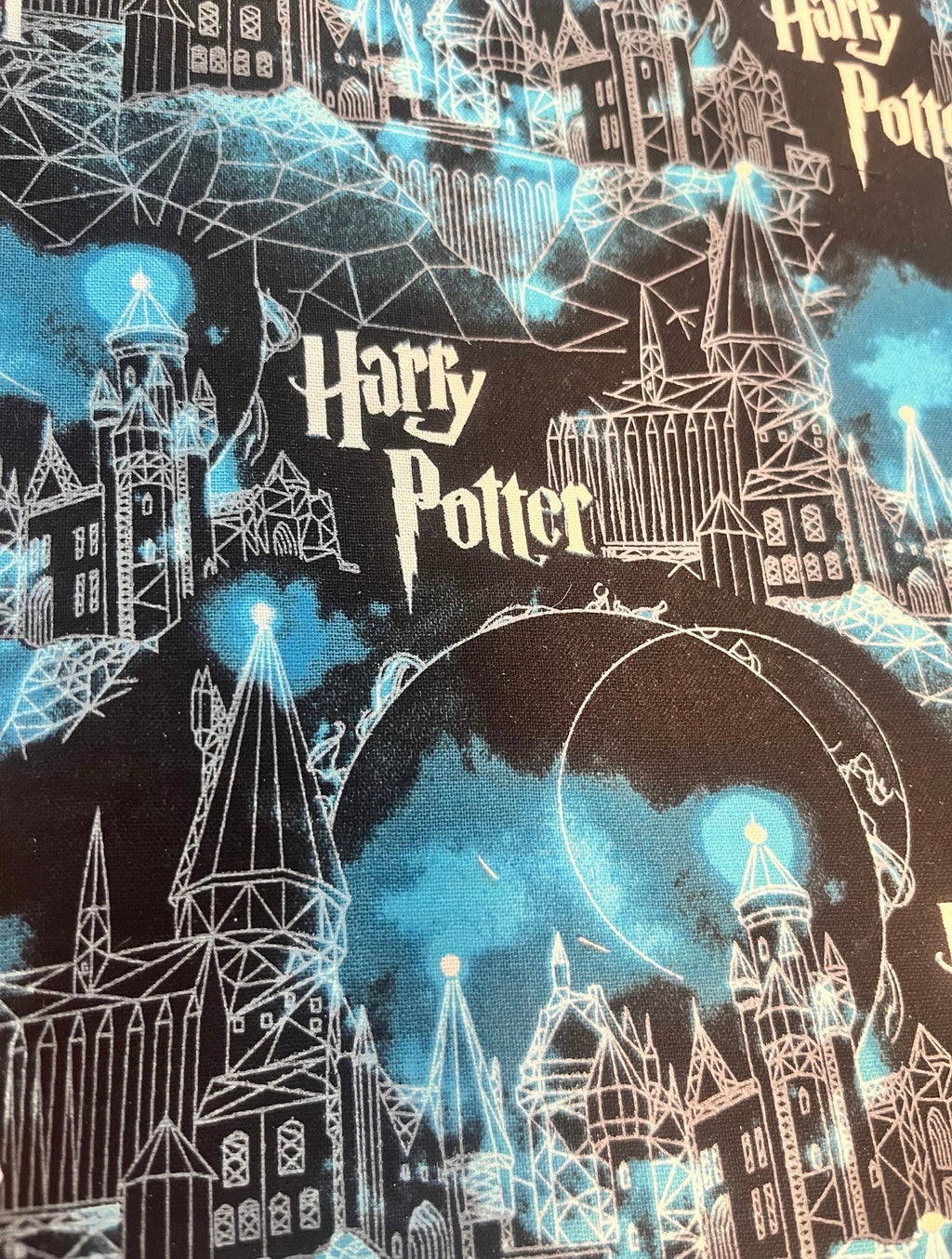 Project Bag for Cross Stitch with wizards