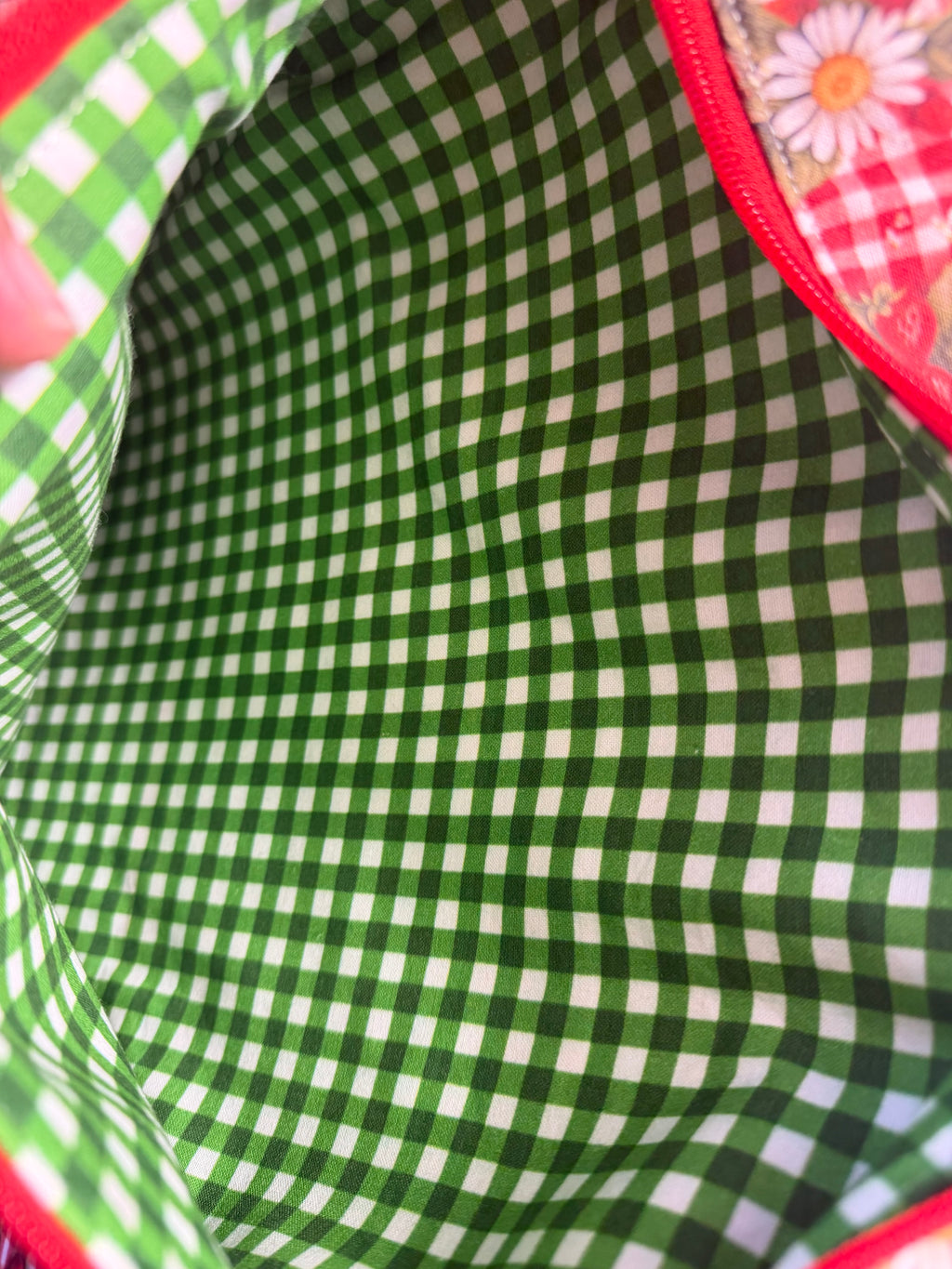 Strawberry Basket Project Bag