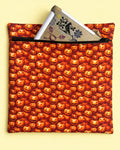 Project Bag for Cross Stitch with spooky pumpkins