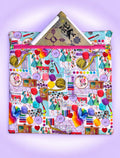 Colorful Stitch & Craft Project Bag